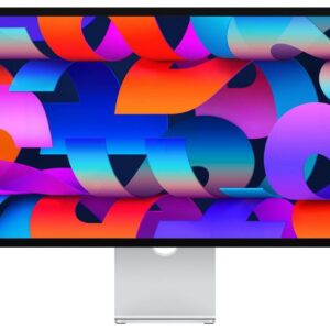 apple 27" studio display nano texture glass tilt adjustable stand (myjk3gu/a) – silver